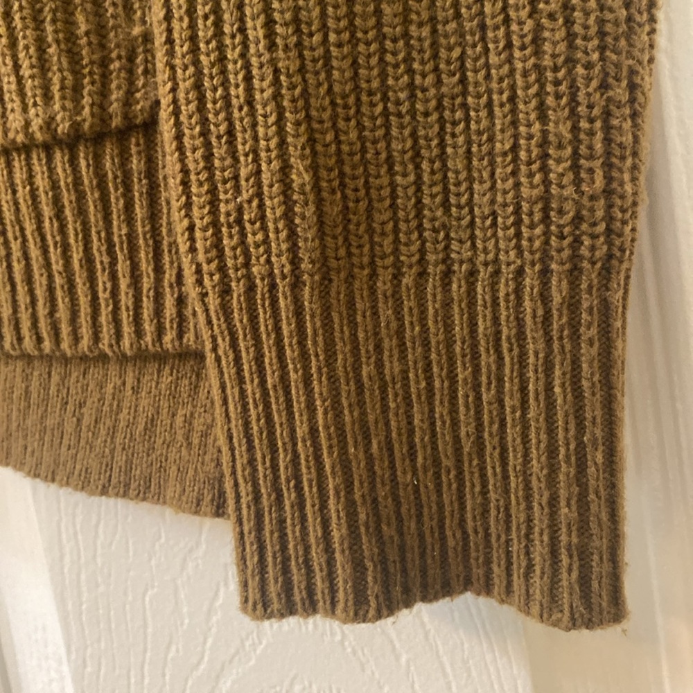 Madewell Patch Pocket Knit Pullover Sweeter Olive… - image 6